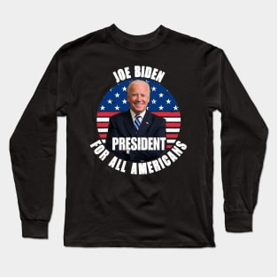 Joe Biden All Talk Anti Democrat Trump 2020 Long Sleeve T-Shirt
